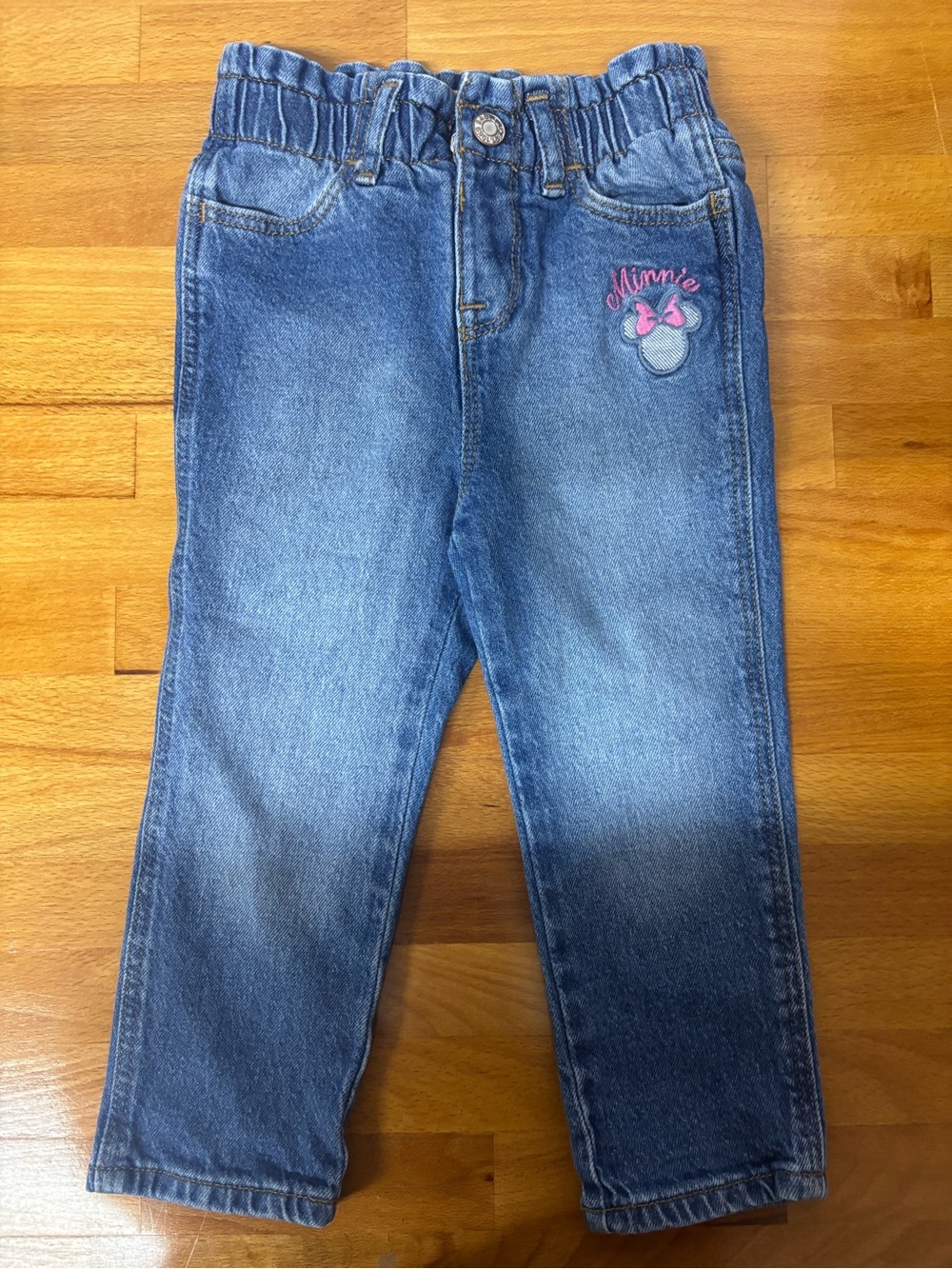 Gap Disney Minnie Mouse Embroidered Jeans 18-24 Months